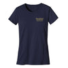 HealthForce SuperFoods Women's Organic Cotton Tee Shirt Front Navy Blue