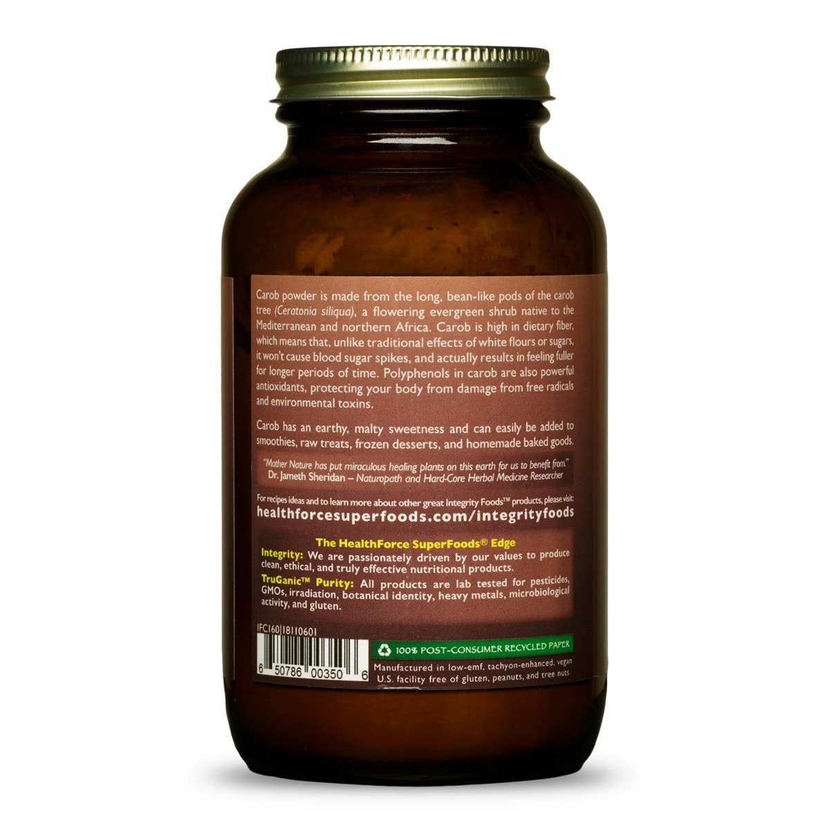 Integrity Foods™ Carob