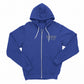 HealthForce SuperFoods Full Zip Hoodie Blue Front