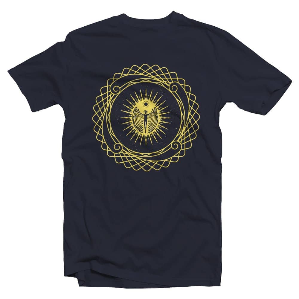 HealthForce SuperFoods Organic Cotton Tee Shirt Back Navy Blue